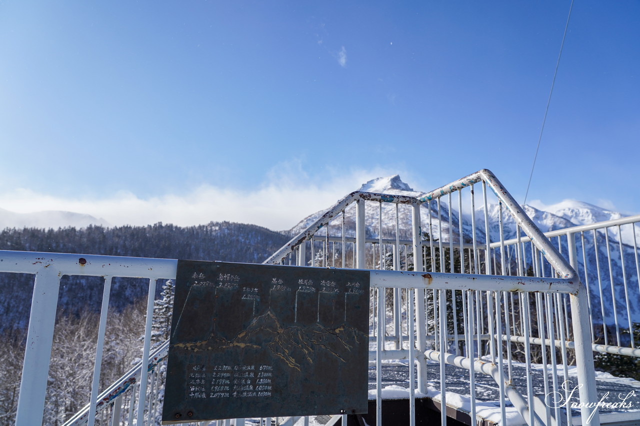 層雲峡黒岳ロープウェイスキー場 ふわふわのパウダースノーが舞い降りる『神々の遊ぶ庭』にシュプールを♪